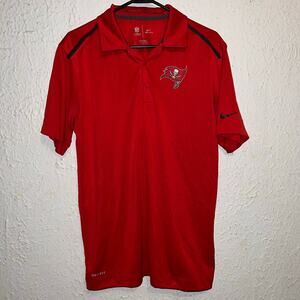 Tampa Bay Buccaneers NFL On Field Apparel Nike Dri-Fit Polo Shirt S